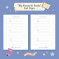 Reading Journal Dragon, Cosy Quest – 50 Book Review Notebook