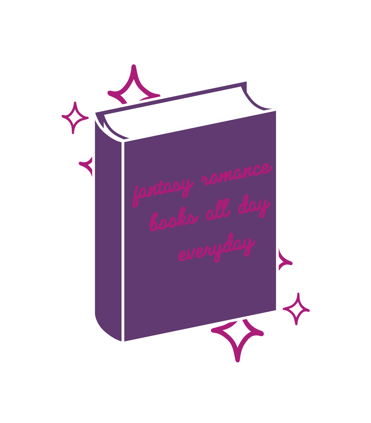 Fantasy Romance All Day Every Day Sticker