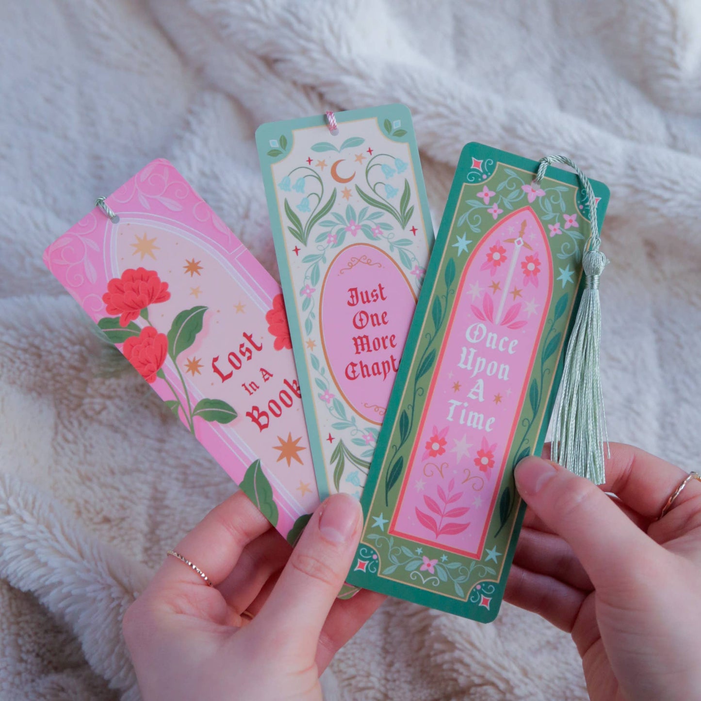 Just One More Chapter Fantasy Bookmark with Tassel