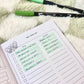 Reading Journal Fantasy Forest - 50 Page Book Review Notebook