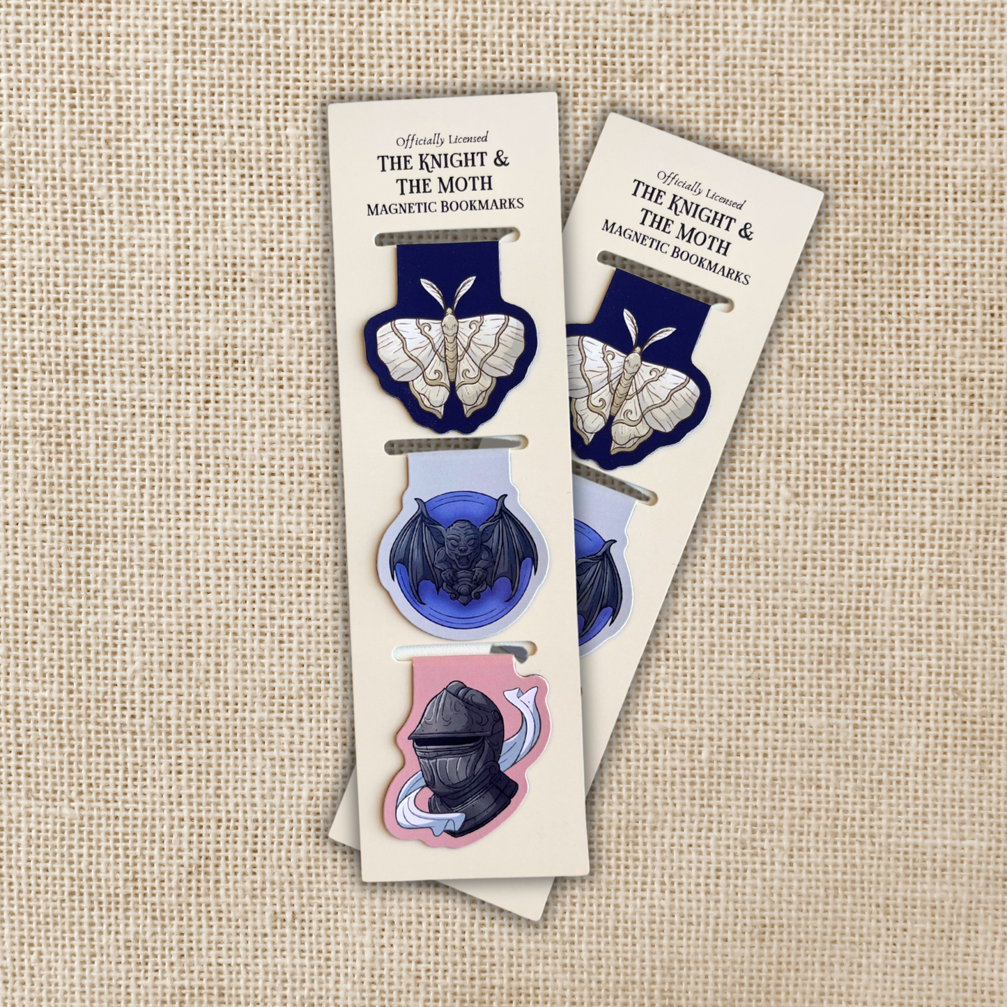 The Knight and the Moth Magnetic Bookmark set