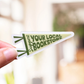 Support Your Local Bookstore Clear Matte Sticker
