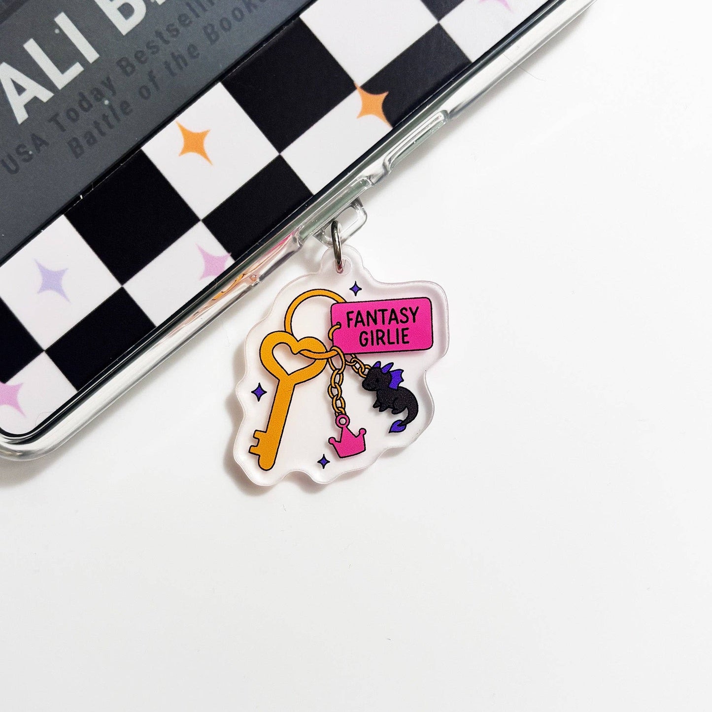 Fantasy Girlie Keychaine-Reader Charm Dust Plug