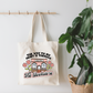 Way To My Heart Is The Bookstore Canvas Tote Bag