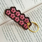 Starry Read Books Patch Keychain