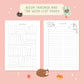 Reading Journal Cats – 50 Page Book Review Notebook