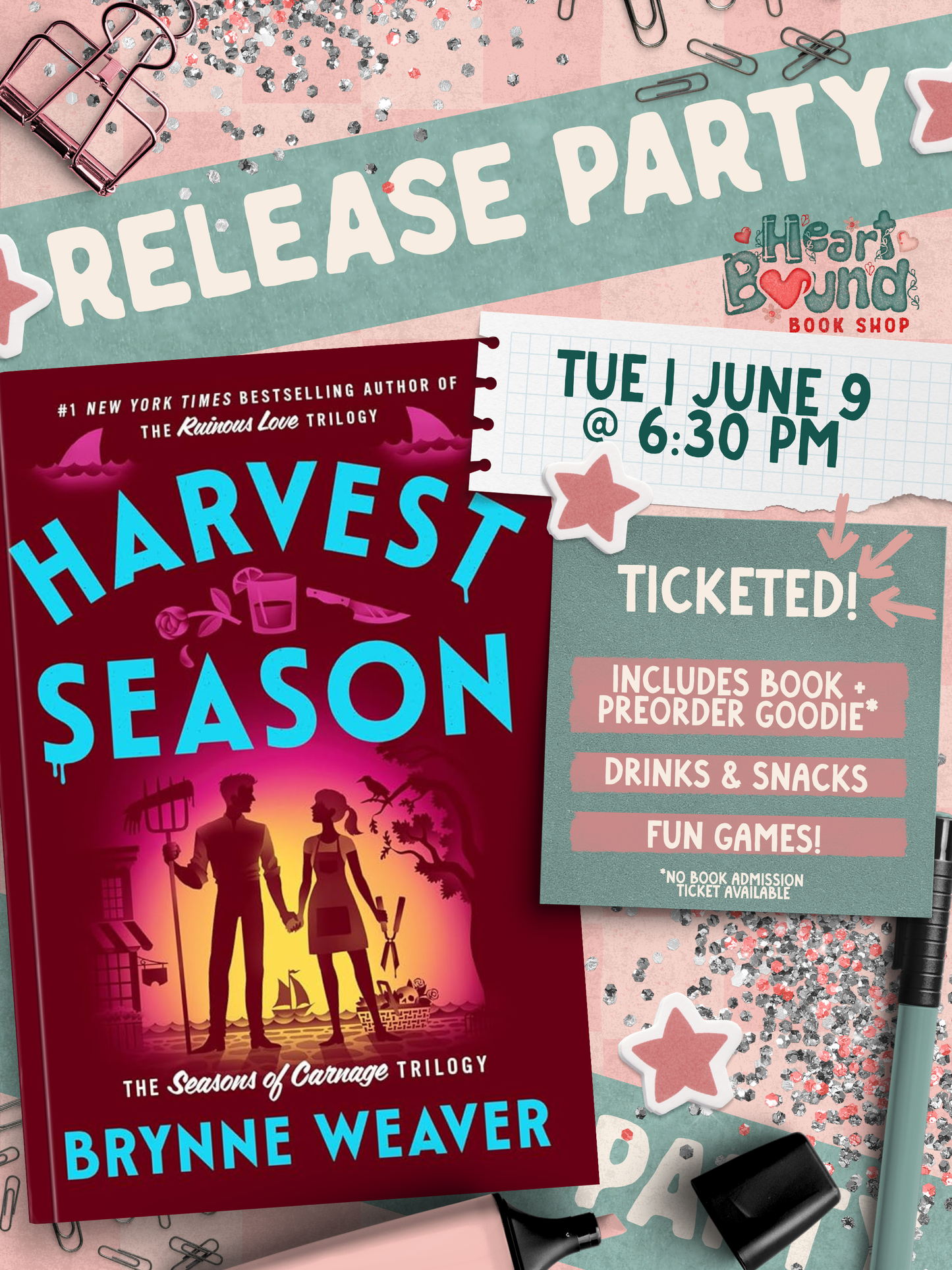 Release Day Party: Harvest Season by Brynne Weaver