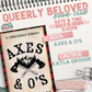 Queerly Beloved Book Club: Axes and O's by Kayla Grosse
