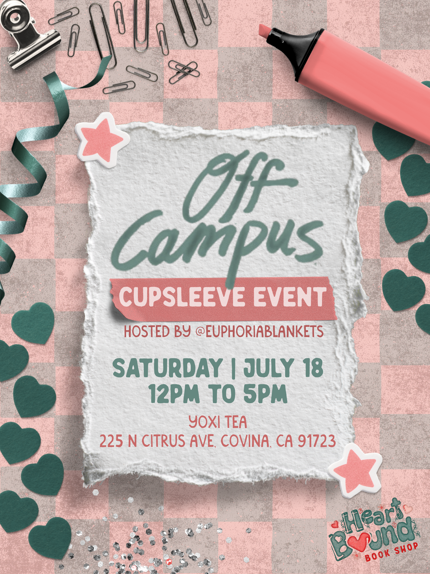 Off Campus Themed Pop-Up Event